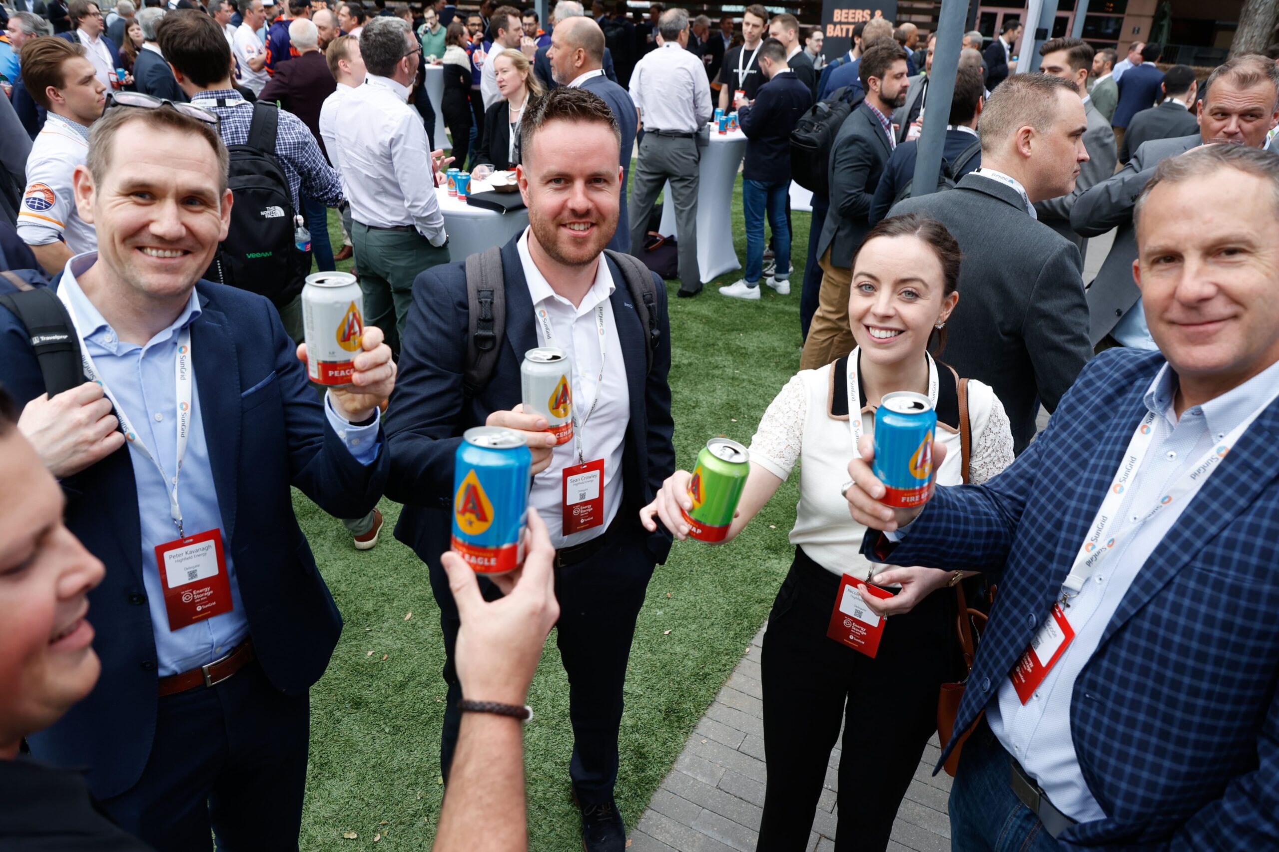 Afterparty networking photo